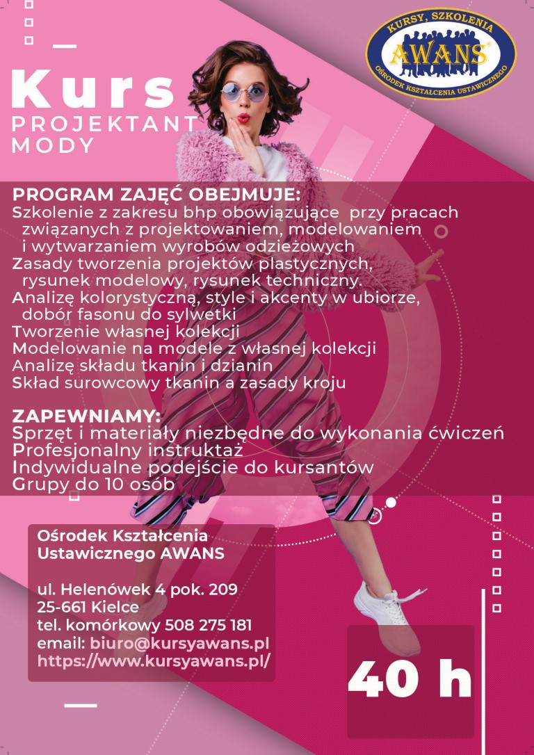 Projektant mody Średni